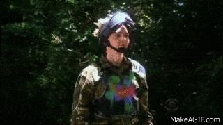 the big bang theory paintball